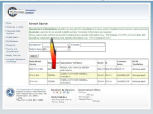 Finding the Correct Aircraft Code for IACRA Applications – A Search ...